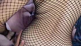 That Brunette Mexican Amateur in Red Lingerie Getting Rough Fucked 😏