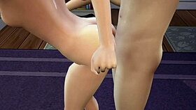 Monster alien blowjob turns into a messy creampie in wild 3D action