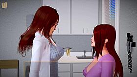 Wow, my new family with big tits!