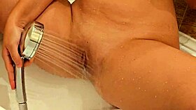 Teen Came Under Running Water Masturbating With Dildo In Shower