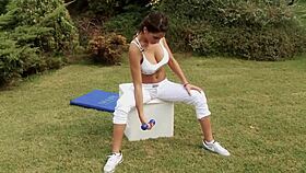 Cinthia Fernandez Flexes Her Arms, But What If She Was A Provocative Milf?