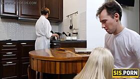 uhh, i think this blonde sucks so good, stepbro drills her hard