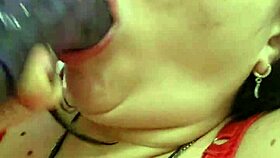 Want to see me suck a huge toy dick deep?