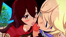 two archer girls explore 3d hentai uncensored