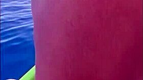 incredible outdoor fucks during holidays with petite blonde Chris Diamond