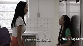 i caught my stepdaughter being lesbian and punished her with her lover