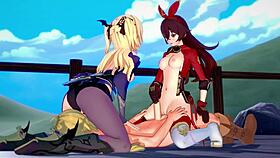 two archer girls explore 3d hentai uncensored