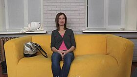 Teen 18+ gains experience on web camera interview