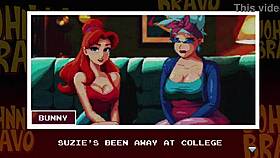 i'm sucking a big cock in public outdoor anime scene with johnny bravo 😏