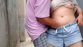 Yo, just banged my step sister-in-law outdoors in a wild sneaky session