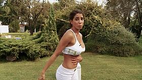 Cinthia Fernandez Flexes Her Arms, But What If She Was A Provocative Milf?