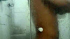 Austrian teen twink Caminha explores Flamengo park before a steamy home shower