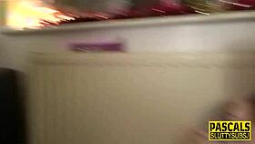 the fetish whore eagerly throats the cock in this intense scene