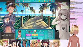 vtuber lewdneko plays huniepop 2 double date part 8