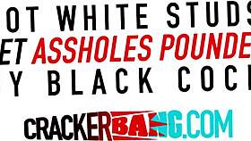 the gay redhead blows the director's big black cock in the office for money