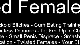 Obey your bound mistress in this spanking domination session!