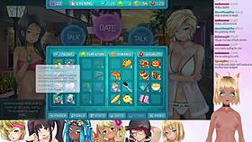 vtuber lewdneko plays huniepop 2 double date part 8