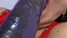 Want to see me suck a huge toy dick deep?