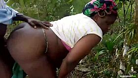 two lovers get caught in the bush on sunday