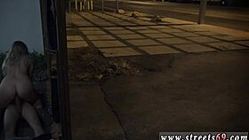 Bound outdoors in rough bondage domination