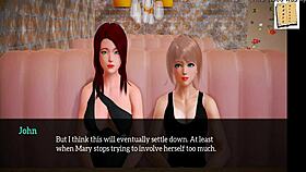 My new family adventure in the game with anime characters.