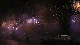 New year's party turns into a wild gay threesome with huge cocks