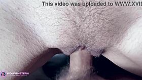 slowly edging her wet pussy until she cums hard