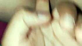 doble penetracion with latina using toys