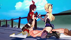 two archer girls explore 3d hentai uncensored