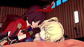 two archer girls explore 3d hentai uncensored