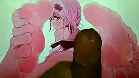 Hey, want to see an anime feet cum tribute?