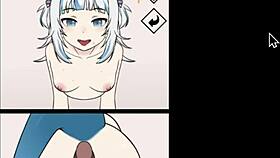 I love this costplayer an' sharkgirl combo, they got huge tits an' a creampie in ep 3.