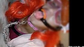 sissy mariona itzel lunática sucking big dildos