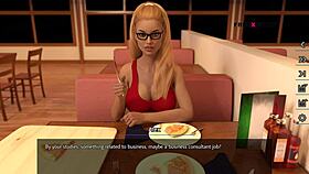 aby blows alex inside the car swallowing his sperm