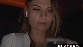 Blacked Natural Beauty Queenie Surrenders to Big Black Cock Temptation