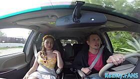 Teen passionately gets pussyfucked and swallows warm cum in emotional climax