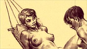 ヴィンテージエロティックアート、過去の生々しい官能スケッチ捉える