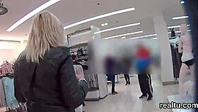 Charming Czech Nympho Seduced in Mall and Pounded Hard in POV