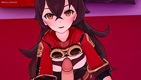 amber having fun with his feet?