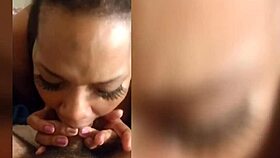 Her blowjob game on that monster cock is insane