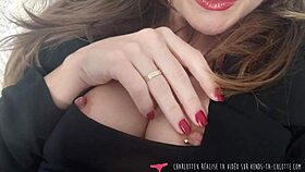 Hot woman charlottex heats you up with exhibition