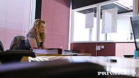 British Babe Sienna Day Says, 'Fuck Me, Boss' in Hardcore Scene