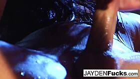 jayden jaymes and nick manning share an intense erotic fuck session.