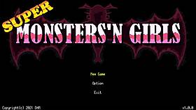 In super monsters and girls game, monsters grope girls