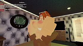 She bends over in doggystyle for her daddy with big ass and tits