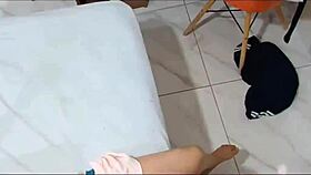 Unexpected stepfather visit turns into something more