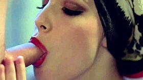 Wow! Asian Babe Gives Slow Sexy Oral On Bed!