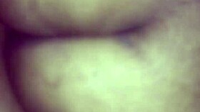 bbw couple in cowgirl position.