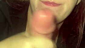 Quick Blowjob Before Work With Blue Eyes