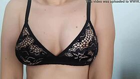 Nipples game turns hardcore with big tits in lingerie